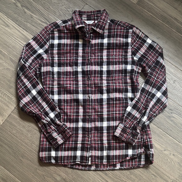 Woolrich | Red and Black Flannel Plaid Button Down Shirt Size XS - Picture 1 of 11